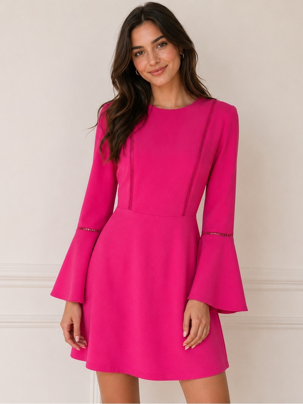 NWT Charles Henry Pink Dress Size Medium